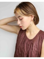 ロッソ ヘアアンドスパ 北千住店(Rosso Hair&SPA) デザインカラーボブ[北千住]