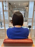 切りっぱなしボブ