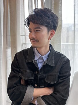 ロンドアベニール 北千住(Lond avenir) スパイキーショートニュアンスパーマスペインカールメンズ北千住