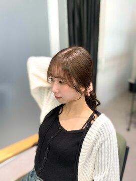 結んでも下ろしても可愛い顔周りカット/ アリサ