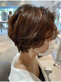 ゆるふわショートパーマ