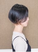 【骨格補正カット】クビレショート×イヤリングカラー　『小川』