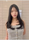 レイヤーカット×韓国風暗髪【銀座駅】片桐