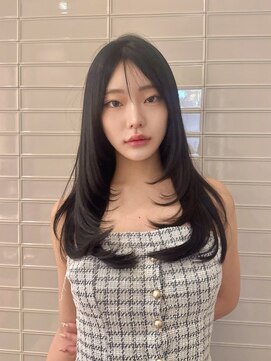 ネオリーブギンザ 銀座店(Neolive GINZA) レイヤーカット×韓国風暗髪【銀座駅】片桐