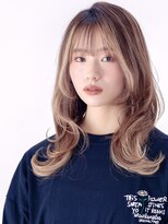 スノードロップ 荻窪(Snowdrop) くびれヘア/アプリコットオレンジ/夏のヘアアレンジ/荻窪