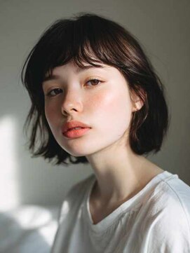 シェル 国分寺(shell) くびレイヤーエモージュグレージュカラーくびれショート/国分寺