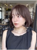 ショートボブ　ショート　平行ボブ　ミニボブ　タンバルモリ