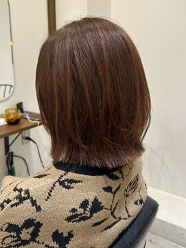 ルイ(ROUIS produced by LUCK 津田沼) ROUIS津田沼 ボブレイヤー×ベージュ