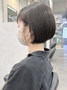 ヘアサロン ドットプラス 町田店(dot. plus) まとまるショート/小顔に見せるヘア/ココアベージュ/町田