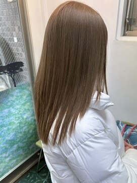 ミルクティー×レイヤーカット