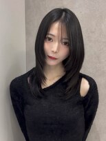 ジーナ 福岡天神(Zina)&nbsp;レイヤーカット/ハイレイヤー/韓国/顔まわり/Zina福岡天神