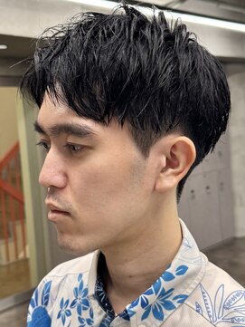 ニコトウキョウ 新宿(nico TOKYO) 刈り上げアップバングスパイキーショートパーマスパイラルパーマ