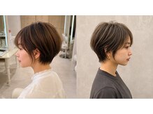 似合わせショートとショートボブで叶える大人可愛い垢抜けヘア（市川/各駅）