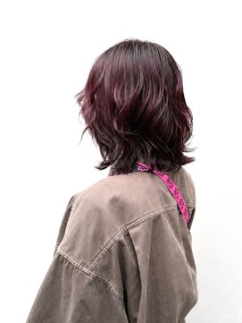 ヌーヘアー(nuu.hair) 赤系カラー