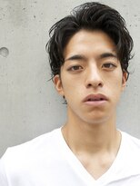 ユノ(juno)&nbsp;好感度UP清潔感ツーブロックパーマ(ネープレス 無造作ビジカジ)