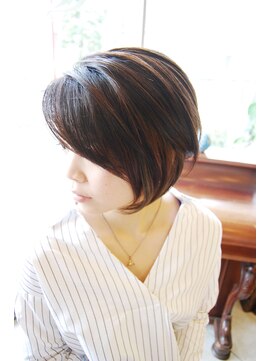 ベル(BELL) 前髪長めのショートで大人の魅力アップ☆【BELL桜新町/用賀】