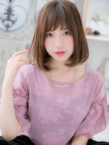 モッズヘア 上尾西口店(mod's hair)&nbsp;*mod's上尾*ワンカール＆斜めバング♪ナチュかわ小顔ミディa