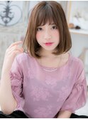 *mod's上尾*ワンカール&斜めバング♪ナチュかわ小顔ミディa