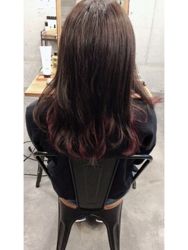 ヘア カラー ポート(Hair Color PORT) インナーカラー pink