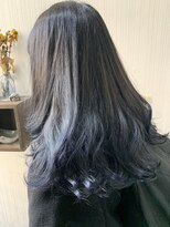トムキャット(TOM CAT)&nbsp;暗髪　グラデーションカラー　ネイビーブルー
