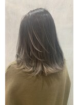 ラフ 八乙女(Rough)&nbsp;【Rough小顔カット】ダークモカブラウン×バレイヤージュ