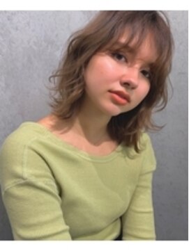 クレアール 大井町(CREAR) 【CREAR大井町】小顔セミウェットウェーブ×オリーブカラー