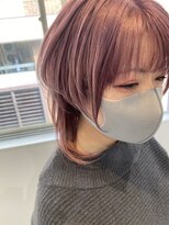 キコ(kico)&nbsp;Wカラーピンクベージュ☆ウルフヘアー