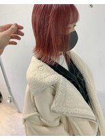 ロク 高田馬場(lok)&nbsp;ピンク×外はねボブ　【lok 高田馬場】