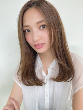 ルービック 枚方(Rubik's) ブリーチなし艶ツヤアッシュベージュ