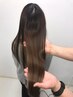 【ダメージレスに】髪質改善酸性ストレート+カット＋トリートメント_16900円