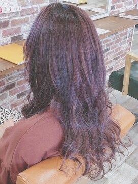 ヘアデザイン デコ(hair design DeCo) ベリーピンクカラー