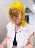 J45_イエロー インナーカラー