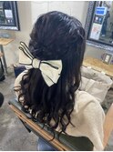 ヘアセット/ヘアメイク/巻きおろし/逆毛/卒業式[新宿/新宿駅]