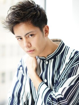エアー 池袋(AIR) ツーブロックアップバングショート
