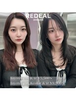 レディアル 渋谷(REDEAL) ワンホンヘア/韓国ヘア/前髪[レイヤーカット/渋谷]