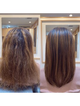 リアン 四条大宮店(Lien) 『髪質改善』ストレートエステ（縮毛矯正）（リタッチ可）