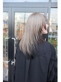 beige x black ヘアカラー/ブリーチカラー/アンブレラカラー