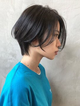 ギークス(GEEKS) 【GEEKS渋谷】グレージュ/ハンサムショート/似合わせカット/小顔