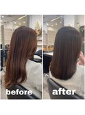 【DRAN梅田店】髪質改善×艶カラー