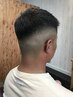 フェードカット＋シャンプー＋極上シェービング＋眉毛スタイリング