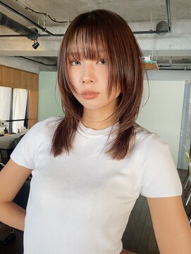 ノラジャーニー(NORA Journey) セミロングレイヤーカットハッシュカット韓国