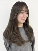 艶髪・韓国風巻きレイヤーロング