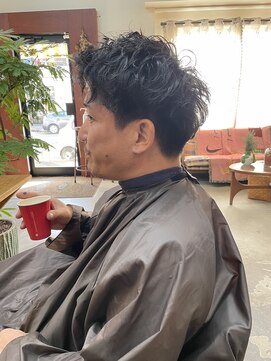 チャプター 問屋町(chapter) メンズツーブロックツイストスパイラルパーマツイスパ眉毛カット