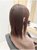 イメチェンホワイトブロンド外ハネボブ美髪ワイドバング韓国黒髪