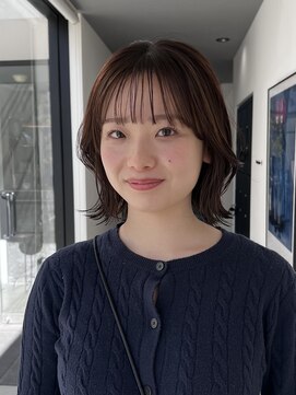 インチェルシー(in chelsea) やわらか質感の大人かわいいボブ/パーマ西春ハイライト縮毛矯正