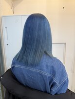 ピノ(pino.)&nbsp;くすみブルー水色ケアブリーチハイトーン