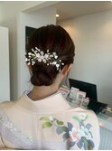 大切な日を上品に彩るまとめヘア　ヘアアレンジ/卒業式/入学式