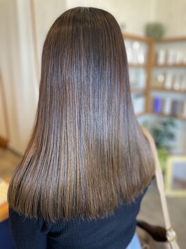 ラグナ ヘアー ホーム(LAGUNA hair home) 艶切りっぱなしロング