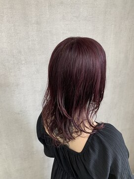 トリコ(ToricO) ローズブラウン チェリーレッド ワインレッド ダブルカラー