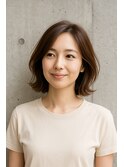 30代/40代/50代ショート小顔ボブ